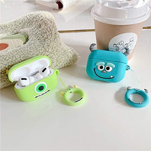 3 in 1 Compatible with Apple Airpods Pro Protective Case Cover with Cleaner Kit & Keychain (Sully)
