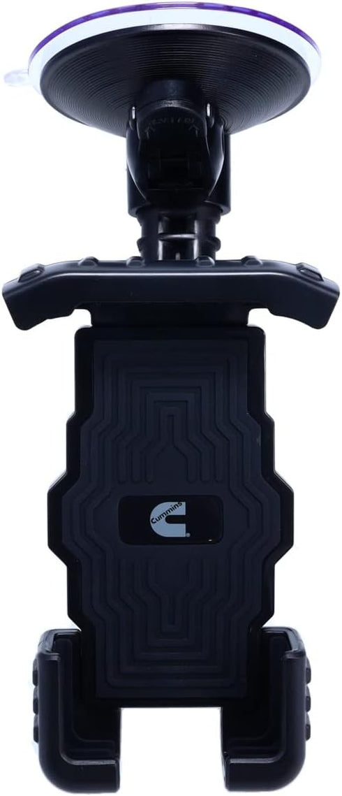 Cummins Windshield Phone Mount CMNWSPH, Suction Cup Phone Holder for Car or Truck Window or Dash, Universal Fit, Black