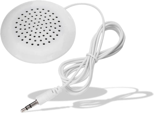 Lazmin112 Portable DIY Pillow Speaker, Mini Stereo Desktop Speaker with 3.5mm Plug for MP3, MP4, CD Player, Mobile
