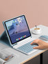 Keyboard Case for iPad Mini 6 (6th Generation) with Mouse, Detachable Wireless Bluetooth Keyboard, Pencil Holder, Slim