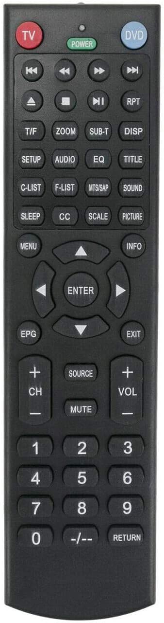 Replacement Remote Control for Jensen TV and DVD