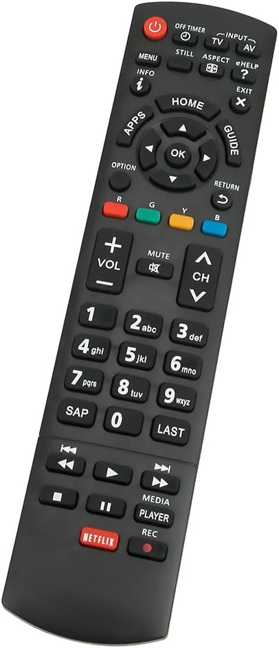 N2QAYB000835 Replacement Remote Control for Panasonic TV TCP50ST60 TCP55ST60 TCL55ET60 TC-P50ST60 TC-P55ST60 TC-L55ET60