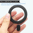 2 Pack Magnetic Adapter Ring, Universal Magnetic Sticker for Magsafe Accessories & Wireless Charging, Black/White