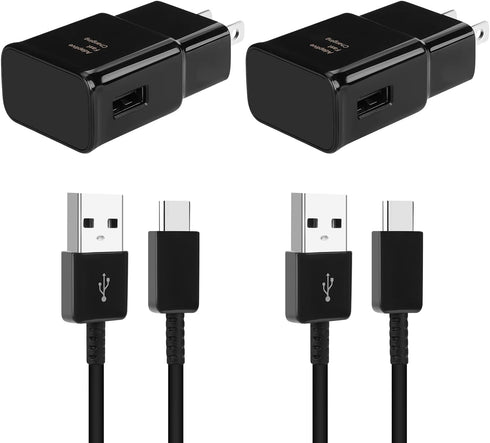 Type C Fast Charging Charger, Android Phone Charger with 8FT USB Type C Cable for Samsung Galaxy S23/S23