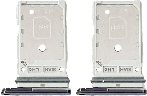 2PCS S23 for Samsung Galaxy Replacement Sim Card Tray SD Slot Holder with Removed Tool
