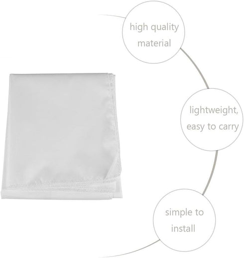 Zopsc 16:9 60-120 Inch Anti-Reflective(60inch) Portable Projection Screen White Synthetic Polyester Fabric Projector