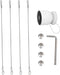 Anti Theft Security Chain, Anti Drop Mount Compatible with Google Nest Cam Outdoor (Battery), 4 Pack (Camera Not