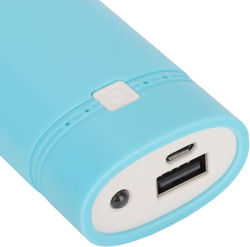 USB Power Bank, Portable ABS Lightweight 2x18650 DIY Power Bank Box for MP4, Fashionable Blue