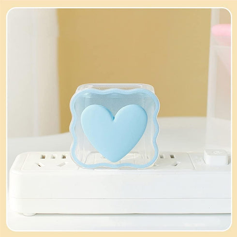 5 in 1 DIY 18W 20W Heart Shape Protector Data Cable USB Charger Line for iPhone 11-15 Pro Max (Love Blue)