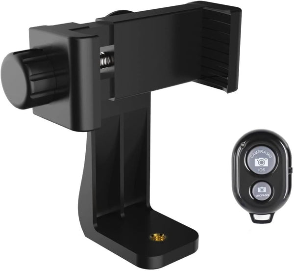 AFAITH Cell Phone Tripod Mount with Remote, Phone Holder Adapter Selfie Monopod for iPhone 16 15 14 13 12 11