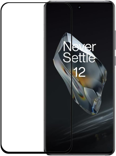 OnePlus 12R 2 Pack Black Tempered Glass Screen Protector 9H Frontier - Ultimate Protection for Your Device!