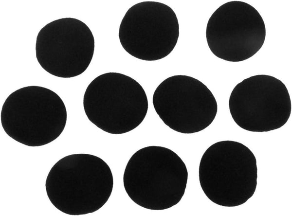 10pcs 40mm Memory Foam Earpads, Soft Foam Speaker Covers Replacement Ear Cushions for Headphones Ear Pads