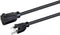 Monoprice 10 Feet Extension Cord - NEMA 5-15P to NEMA 5-15R, 10 Amp, 125 Volt, 1250 Watt, 18AWG, Black