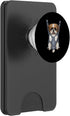 Shih Tzu Puppy Lover PS Funny Shih Tzu Puppy In A Baby Carrier. Dog Lover PopSockets PopWallet