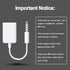 AUX to USB Adapter 3.5mm Male Audio Jack Plug to USB 2.0 Female Converter Cord Cable 2PACK