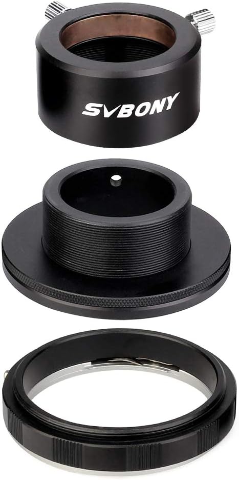 SVBONY SV149 Camera Lens Adapter for Canon DSLR Cameras to 1.25 inch Eyepiece Adapter for Photography