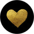 Cute Heart Golden PopSockets Swappable PopGrip