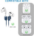Ultra Strong Magnetic Anti-Lost Straps for AirPods - 4 Pack Soft Silicone Lanyard for AirPods 1/2/Pro/2nd/3rd