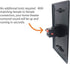 Speaker Keystone Jack – Spring Loaded Speaker Jack for Keystone Wall Plate, Female to Female, for Home Theater Wall Plates - Black (8-Pack)