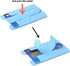 Card Holder with Cell Phone Stand, Stick-on Silicon Rubber Smartphone Sleeve Support Wallet (6pcs)