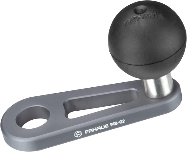 FANAUE Bolt Head Adapter Ball Base with 10mm Mounting Hole, MB-02 Aluminum Alloy Mount Base for RAM Mounts B Size