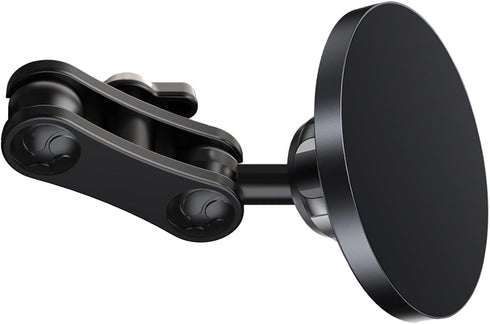 QZAPZU Aluminum Magnetic Car Mount Base with 17mm Ball Mount Extension Adapter, 360