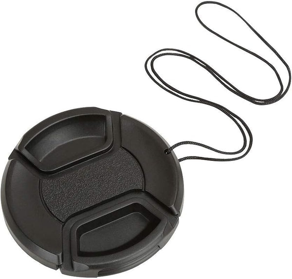 Universal Center Pinch Snap-on Front Lens Cap for Canon Nikon Sony Pentax Olympus Fuji (58mm)