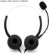 TelPal Binaural Headset: Noise Cancelling, 4-Pin RJ9, Hands-Free for Call Centers, Ideal for Counseling & Hospitals.
