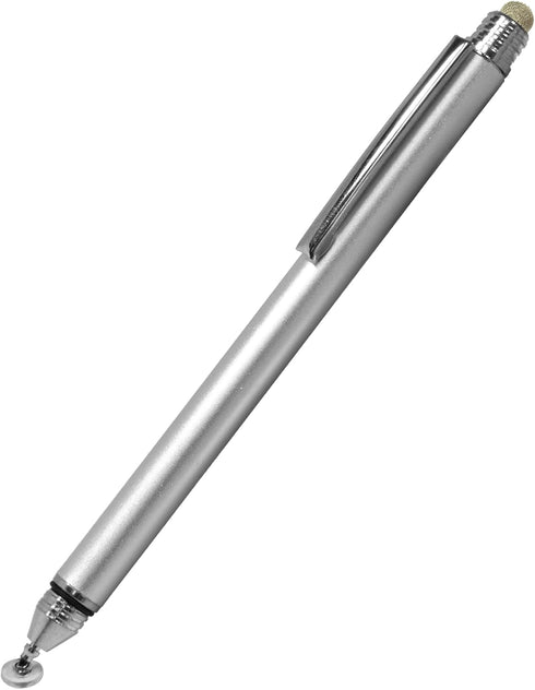 BoxWave (11.0 Stylus Pen Compatible with Lenovo Idea Tab in) - DualTip Capacitive Stylus, Fiber Tip Disc Tip Capacitive