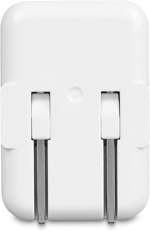 Amazon Basics 12W One Port USB-A Wall Charger (2.4A) for Phones, Pack of 2, White