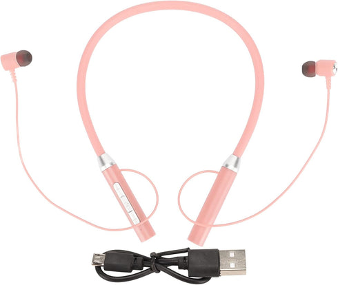 BT 5.2 Neckband Earbuds, Magnetic Headphones, IPX5 Waterproof Stereo Ergonomic Enhanced Bass Sports Earphone for