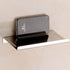 Hallyware Bathroom Small Cell Phone Shelf Stainless Steel Anti-Slip Phone Holder Stand Wall Mounted for Small Speaker