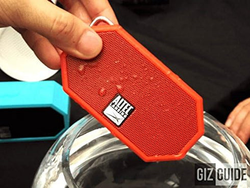 Altec Lansing Mini H2O Waterproof Bluetooth Speaker, IP67 Certified, Floats in Water, Compact Portable for Hiking