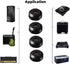 Sam&Johnny 4Pcs Rubber Speaker Isolation Pad Feet for Audio Turntable, Speaker, CD, Guitar, Amp