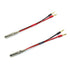1/4 TS to Banana Plug Speaker Cable 6.35 mm 1/4" Female to Banana Plug Mono Adapter 8 inches 2pack