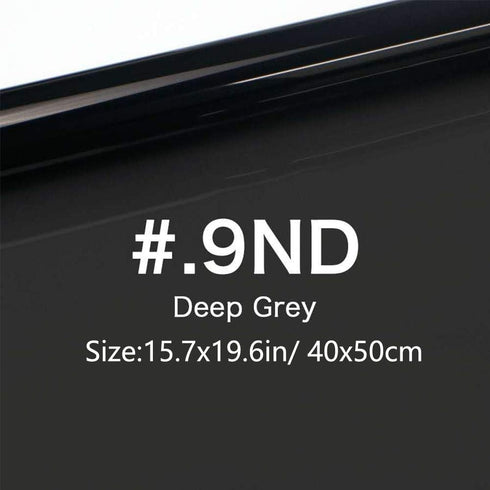 Lighting Neutral Density Gels Filter Sheet Kit - 16x20 inches ND3, ND6, ND9 for Photography