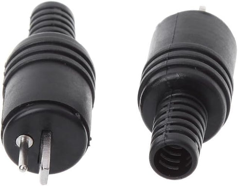 Kaasst 10PCS 2 Male HiFi Speaker Tools Power Signal Black Adapter Accessories DIN Plug Screw s Pin Connector
