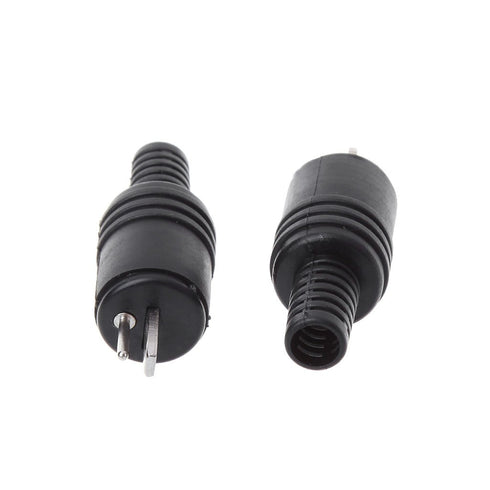 Hanzou 10 Pcs 2 Pin DIN Speaker Plug, Hifi Loudspeaker Cable Solder Connector