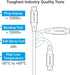 AGVEE 2 Pack 10ft USB-C OTG to Micro USB Cable, Braided Charger Data Sync Cord for Samsung Galaxy S7/S6, J7, J3, LG,