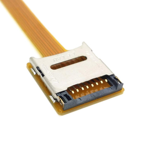 Chenyang Micro SD TF Memory Card Kit with TF Male to Female Soft Flat FPC Extension Cable 10cm