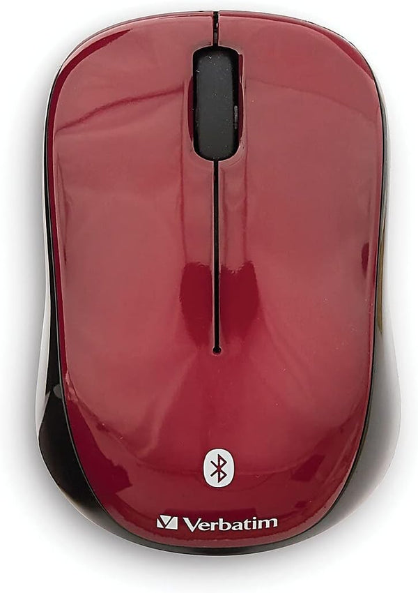 Verbatim Bluetooth Wireless Tablet Multi-Trac Blue LED Mouse - Garnet