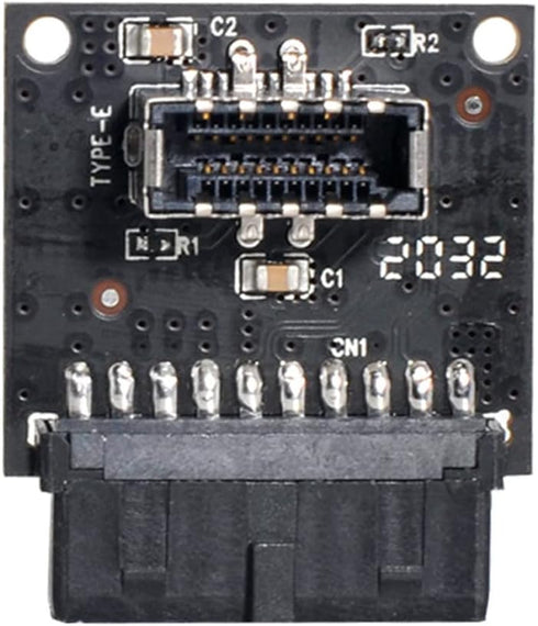 cablecc USB 3.1 Front Panel Socket Type-E - USB 3.0 20Pin Header Male Extension Adapter for Motherboard