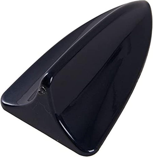 Possbay Glossy Black Car Decorative Shark Fin Antenna, ABS Plastic, Universal Fit with Adhesive Tape