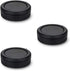 Camera Rear Lens Cap & Body Cap Cover for Canon RF Mount Mirrorless Cameras, 3 Packs