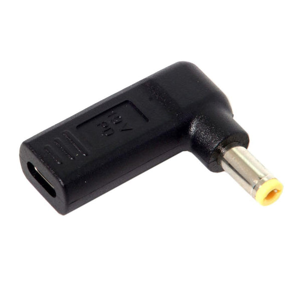 chenyang USB C to DC 20V 5.5x2.5mm PD 65W Emulator Trigger, 90 Degree Angled Converter Adapter