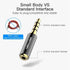 VENTION 2 Pack 2.5mm Male to 3.5mm Female Adapter, Premium Quality Audio Adapter Converter (Black)