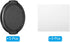 PATIKIL 52mm Lens Cap, 5 Pack Sides Pinch Snap Cover for Front Lens with Cloth, Suitable for Universal DSLR Lenses