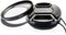 55mm Multi-Coated UV Protective Filter & 55mm Lens Cap for Nikon D5600 D3500 kit AF-P 18-55mm Lens (1+1 Pack)