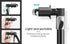 Konseen 5 in 1 Camera Lighting Reflector/Diffuser with Clip, 40"x 60"/100 x 150CM, Portable Multi-Disc for Photography