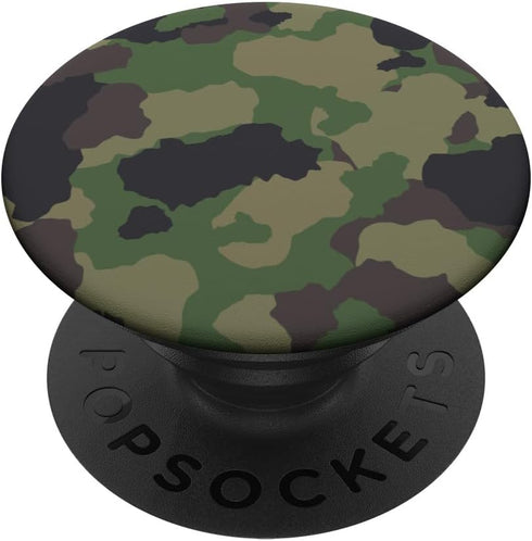 Camouflage Green Camo Military PopSockets Standard Grip